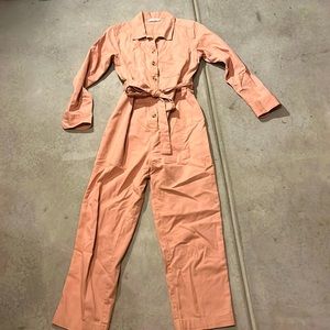 Light pink jump suit